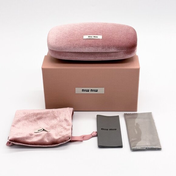 NEW MIU MIU MU06YS 1AB5S0 WOMEN SUNGLASSES SMU 06Y 1AB5S0 BLACK EYEWEAR - Picture 10 of 10